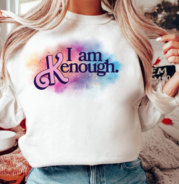 I am Kenough Sweatshirt | Kenough Sweatshirt | Barbi Ken Crewneck | Colorfull Ken Sweatshirt