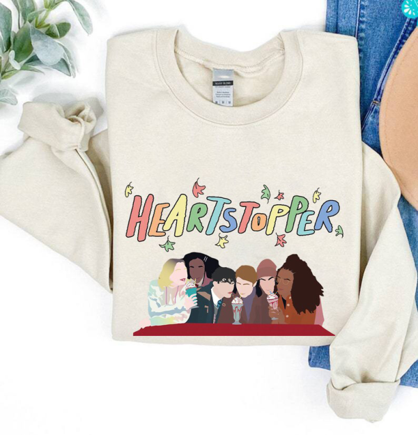 LGBTQ Shirt| Movies Sweatshirt| Hi Leaves Sweatshirt | Friendship Shirt, Heart – stoper Characters