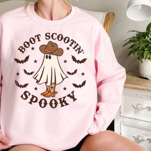 Boot Scootin Spooky Sweatshirt and Hoodie | Halloween Shirt | Cowboy Shirt |Western Halloween Shirt | Halloween Gift