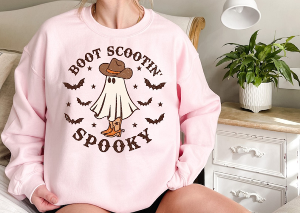 Boot Scootin Spooky Sweatshirt and Hoodie | Halloween Shirt | Cowboy Shirt |Western Halloween Shirt | Halloween Gift