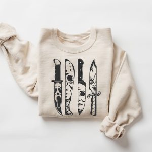 Horror Movie Knives Sweatshirt | Halloween Horror Hoodie | Halloween Movie Sweatshirt | Halloween Costume