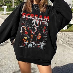 Scream Horror Movie Vintage t-Shirt | Scary Movie Scream Ghostface Fan Gifts | Unisex Tee Tank Top Sweatshirt Hoodie