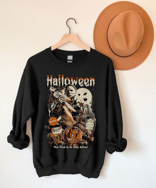 Vintage Myers Halloween Shirt | Retro Horror Movies Shirt | Halloween Tee | Friday the 13th Horror | Halloween Horror Movie Sweatshirt