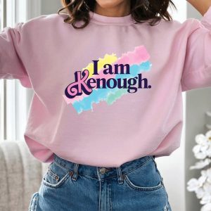 I am Kenough Sweatshirt | Kenough Sweatshirt | Barbi Ken Crewneck | Colorfull Ken Sweatshirt