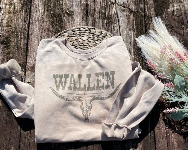 Retro Wallen sweatshirt | Vintage Wallen sweatshirt | Wallen western Crewneck