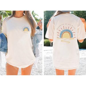 Retro Sun Shine On My Mind Shirt, Beach Shirt, Lounge, Summer Tshirt, Weekend Lake Shirt