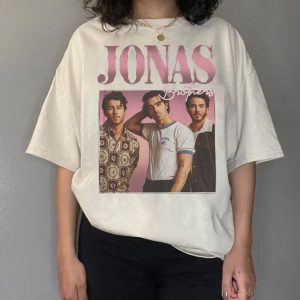 Jonas Brothers Vintage Tee, Jonas Brothers Tour Shirt, Concert 2023 Retro Unisex Gift, Jonas Retro 90’s Sweater, Jonas Brothers Graphic Tee