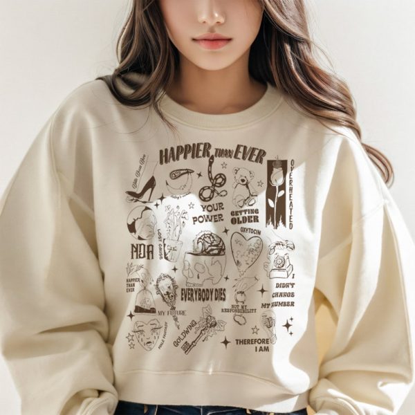 Happier Than Ever Hotline t-shirt, Billie shirt, Happier Than Ever Vintage Shirt