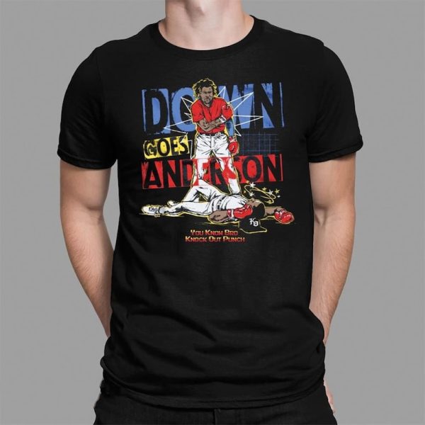 Down Goes Anderson Shirt, Jose Ramirez vs Tim Anderson Shirt, Knocks Out Punch Shirt, Trending Shirt, Gift For Fan Sport