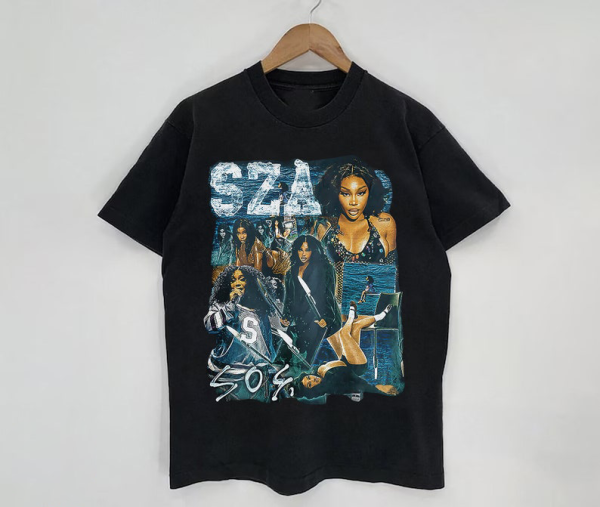 Vintage SZA SOS Shirt, Vintage Sza Good Days Shirt, Sza 90s Shirt, Sza New Bootleg 90s T-Shirt, Sos Sza Merch, Unisex T-Shirt, Gift for Her