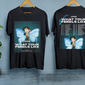 JVKE 2023 North American Tour Shirt, What Tour Feels Like 2023 Tour Shirt, JVKE Fan Gifts, Jvke Concert Shirt, Music Shirt Full Size