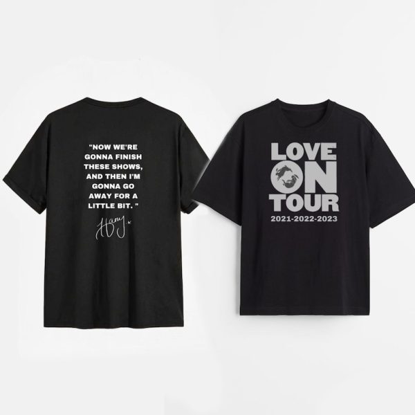 Harry Styles final shows love on tour t-shirt