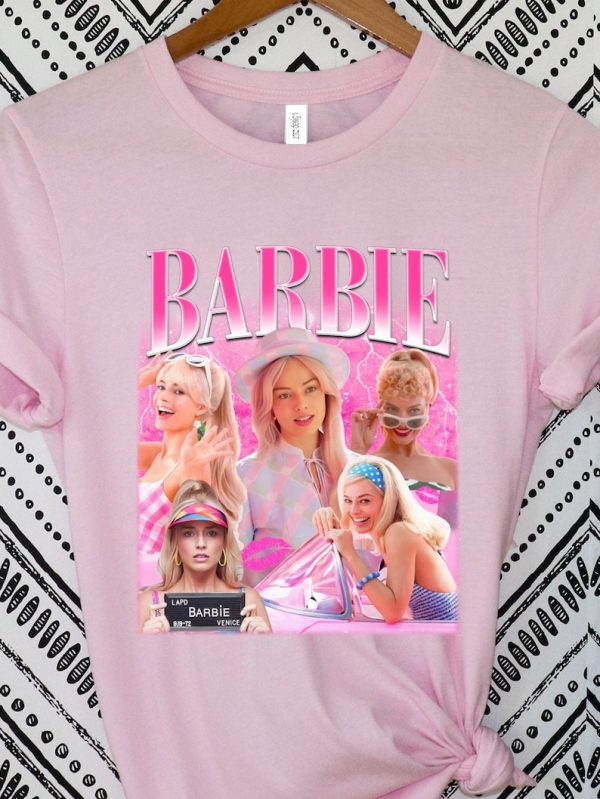 Margot Robbie Vintage Retro Shirt, Margot Robbie Shirt, Margot Robbie Barbie 2023 Shirt, Barbie Movie Fan Shirt, Margot Robbie Fan Shirt