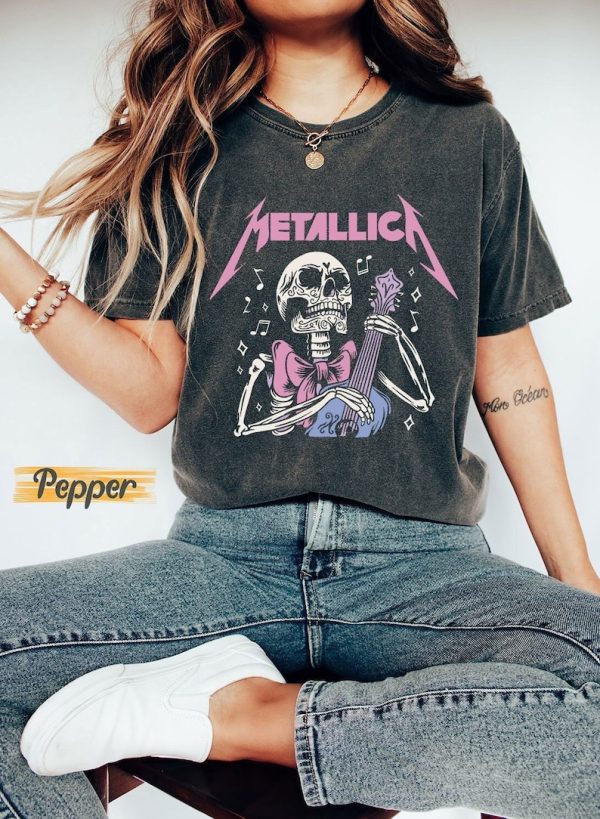 Metallica World Tour 2023 Shirt Metallica Band Shirt Metallica Shirt Metallica Tour T-Shirt Metallica Skull Shirt Music Rock Festival Shirt