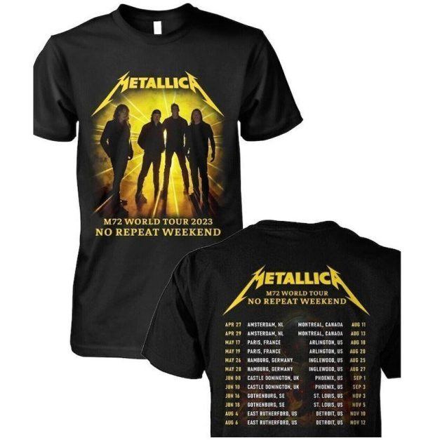 Metallica M72 World Tour 2023 T Shirt