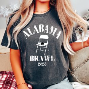 Alabama Brawl Shirt, Folding Chair Fight, A Mass Brawl Breaks Out On Alabama T-Shirt