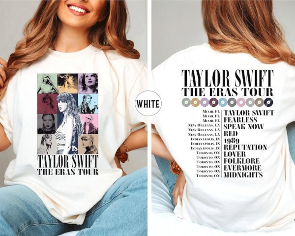 Taylor Swift The Eras Tour Shirt, Swiftie Merch Tshirt, Eras Tour Concert Sweatshirt, Taylor Swift Fan Hoodie, Vintage TS New Dates Tee Gift