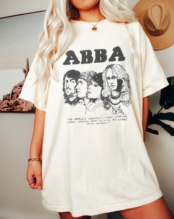 ABBA Shirt, Vintage ABBA Shirt, 1979 Vintage Shirt, Pop Music Shirt, Pop Disco Shirt, Pop Rock T-shirt, Vintage Shirt