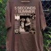 5SOS Funny Shirt, 5 Seconds Of Summer Shirt, Vintage The Show 2023 Tour 5 Seconds Of Summer Sweatshirt, 5SOS Comfort Color Shirt, 5SOS Gift