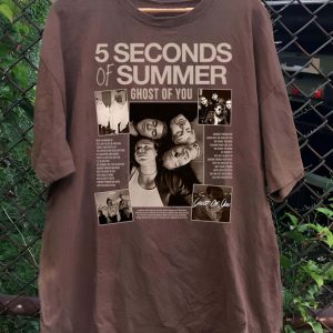 5 Seconds Of Summer Music Shirt, 5SOS Album Vintage Graphic 90s, 5SOS Show World Tour 2023, Gift For Fan, Unisex Shirt