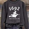 1692 They Missed One Two Tee, Shirt, Salem Witch Trials Shirt, Salem Witch Shirt, Massachusetts Witch Trials Shirt, Spooky Season Shirt.