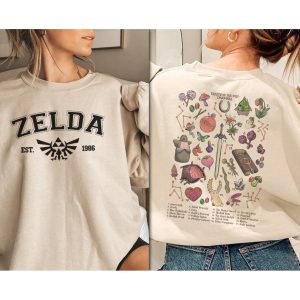 Zelda Korok Sweatshirt, The Legend Of Zelda, Breath Of The Wild, Nintendo Gamer Sweatshirt, Tears Of The Kingdom, Princess Zelda, Y2K Hoodie