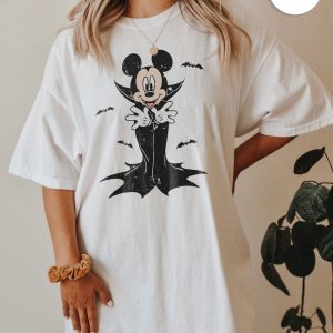 Vintage Mickey Vampire Halloween Shirt, Mickey Spooky Shirt, Mickey’s Not So Scary Halloween Shirt, Mickey Tee, Halloween Tee