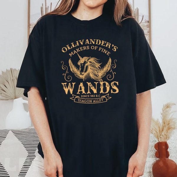 Ollivander’s Wand Shop Shirt, HP Inspired Shirts, Wizard Book Shop Shirt, Potter Shirt, HP Fan Gift, Wizard School Shirts, Witch Shirts