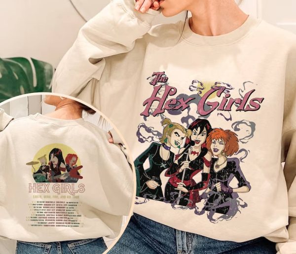 The Hex Girls Rock Band Music T-Shirt, The Hex Girls Shirt, Hex Girls 2023 Tour Shirt, Rock Band Sweatshirt, Music Concert 2023 Shirt