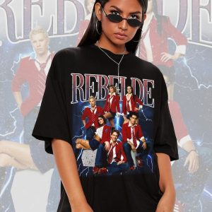 Limited Rebelde Shirt, Vintage 90s Graphic Tee, RBD Concert Shirt, Trending Shirt, Mexican Shirt Men, Rebelde Tshirt Gift for Man Woman