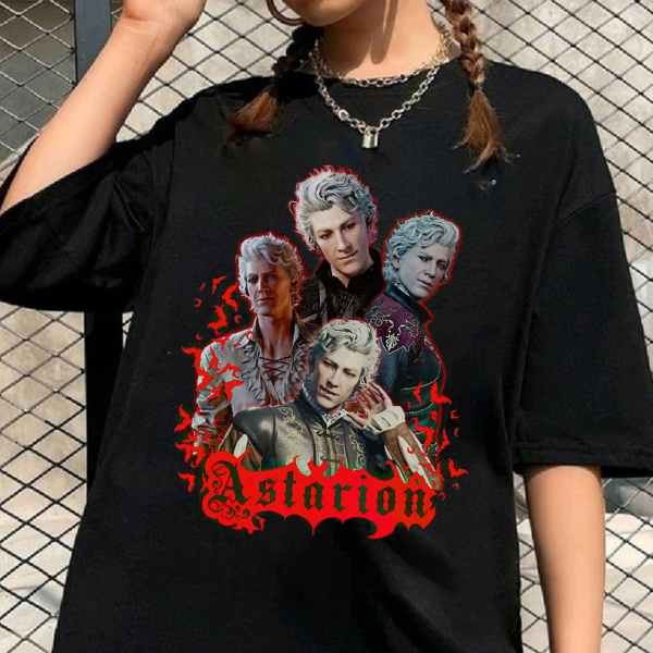 Astarion Shirt, Astarion Baldur’s Gate Shirt For Gamer, Astarion High Elf Shirt, Astarion Merch, BG3 Trendy Sweatshirt, Gamer Hoodies