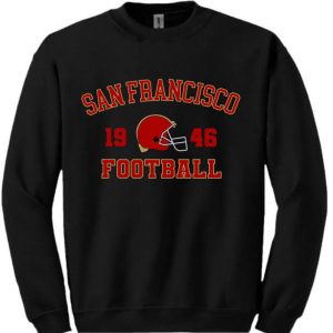 San Francisco Football Crewneck Sweatshirt, San Francisco Football Sweatshirt, San Francisco Gift, Niners Sweatshirt, Football Fan Gifts