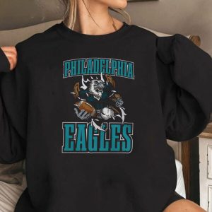 Philadelphia Eagles NFL Sweatshirt, Vintage Style Philadelphia Football Crewneck, Football Sweatshirt, Philadelphia Sweatshirt