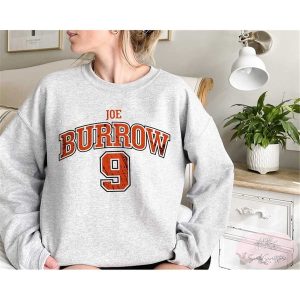 Joe Burrow Sweatshirt Bengals, Joe Burrow Sweatshirt, Cincinnati Bengals Crewneck Sweatshirt, NFL Vintage Sweatshirt, Fan shirt