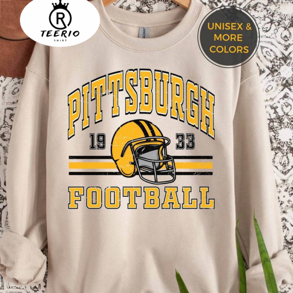 Pittsburgh Steelers Football Shirt, Vintage Unisex Pittsburgh Crewneck, Gift for Football Fan, Oversized Pittsburgh Sweatshirt