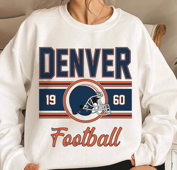 Vintage Denver Shirt, Denver Football Short Sleeve Unisex T Shirt, Denver Football Crewneck, Denver Football Shirt, Denver Crewneck Sweatshirt GIft