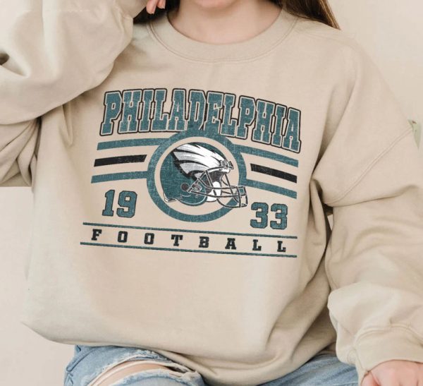 Retro Philadelphia Football Shirt, Eagles Football NFL Crewneck, Sundays Are For The Birds, Go Birds Gang EST 1933, Football Sunday V1 L169RP