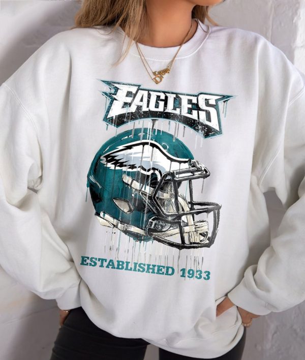 Retro Philadelphia Football Shirt, Eagles Football NFL Crewneck, Sundays Are For The Birds, Go Birds Gang EST 1933, Football Sunday V1 L169RP