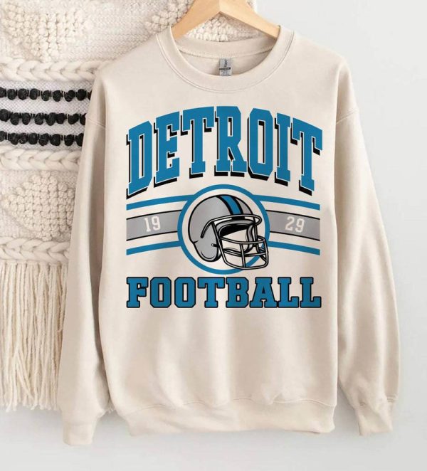 Vintage Detroit Football Shirt, Trending Football Sweatshirt, Detroit Lions One Pride shirt, skeleton design, Football shirt, Vintage bootleg design