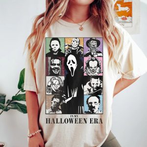 In My Halloween Era Shirt, Horror Movie Character Shirt, Eras Tour Halloween, Halloween Costume, Fall Vibes, Horror Movie