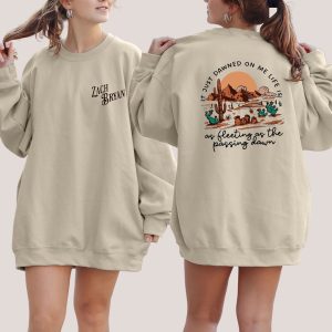 It Just Dawned On Me As Fleeting As The Passing Dawn, Zach Bryan Sweatshirt, Western Crewneck Sweatshirt,Zach Bryan Country Music,Zach Bryan