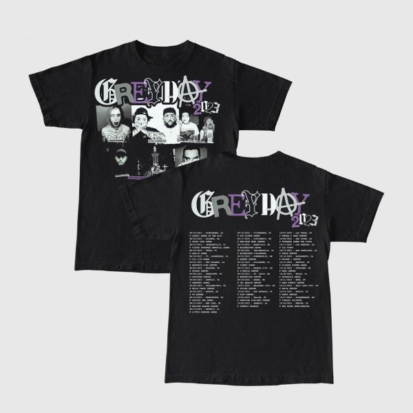 Grey Day Tour 2023 Shirt, Grey Day Tour Shirt, Grey Day Concert 2023 Shirt, Band Music Shirt, Concert T-Shirt, Tour 2023 Shirt