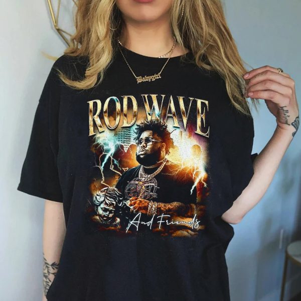 Retro Rod Wave T-Shirt, Rod Wave Nostalgia 2023 Tour Sweatshirt, Beautiful Mind Tour, Music Concert Tee, Rod Wave Merch, Gift For Fan