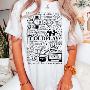 Coldplay Shirt, Music of the spheres Shirt, Tour 2023 Shirt, Music Tour T-Shirt Sweatshirt Hoodie for Men Women Youth Unisex