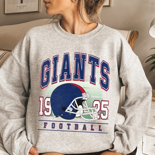 Giant Sweatshirt, New York Football Crewneck, NY Giant Sweatshirt, Vintage New York Football Shirt, New York Fan Gift, New York T-Shirt