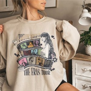 Taylor Eras Tour Theaters Sweatshirt, Concert Film Inspired Merch, Swiftie Sweatshirt