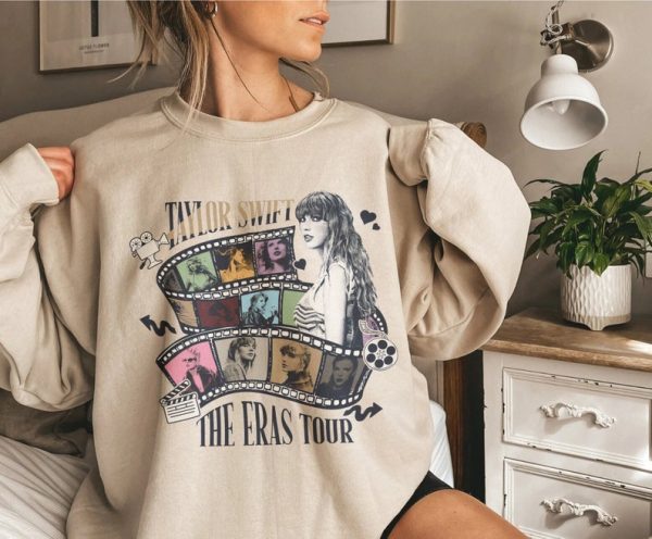 Taylor Eras Tour Theaters Sweatshirt, Concert Film Inspired Merch, Swiftie Sweatshirt