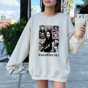 In My Halloween Era Sweatshirt, Horror Halloween Characters Movie Crewneck, Horror Movie shirt, Halloween Horror Nights, Scary Movie Sweater