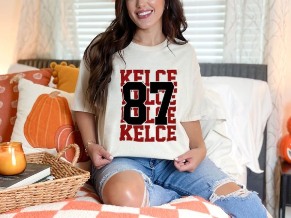 Kelce 87 Shirt, Travis Kelce Football T-Shirt, Travis Kelce Sweatshirt, American Football Fan Gift, Sunday Game Day Shirt, Football Hoodie