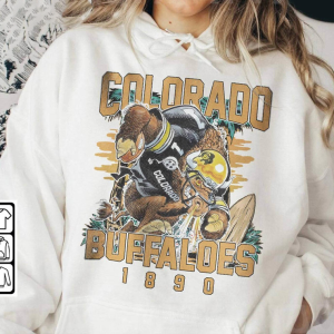 Colorado Buffaloes Shirt, Vintage Buffaloes Football Sweatshirt Long Sleeve